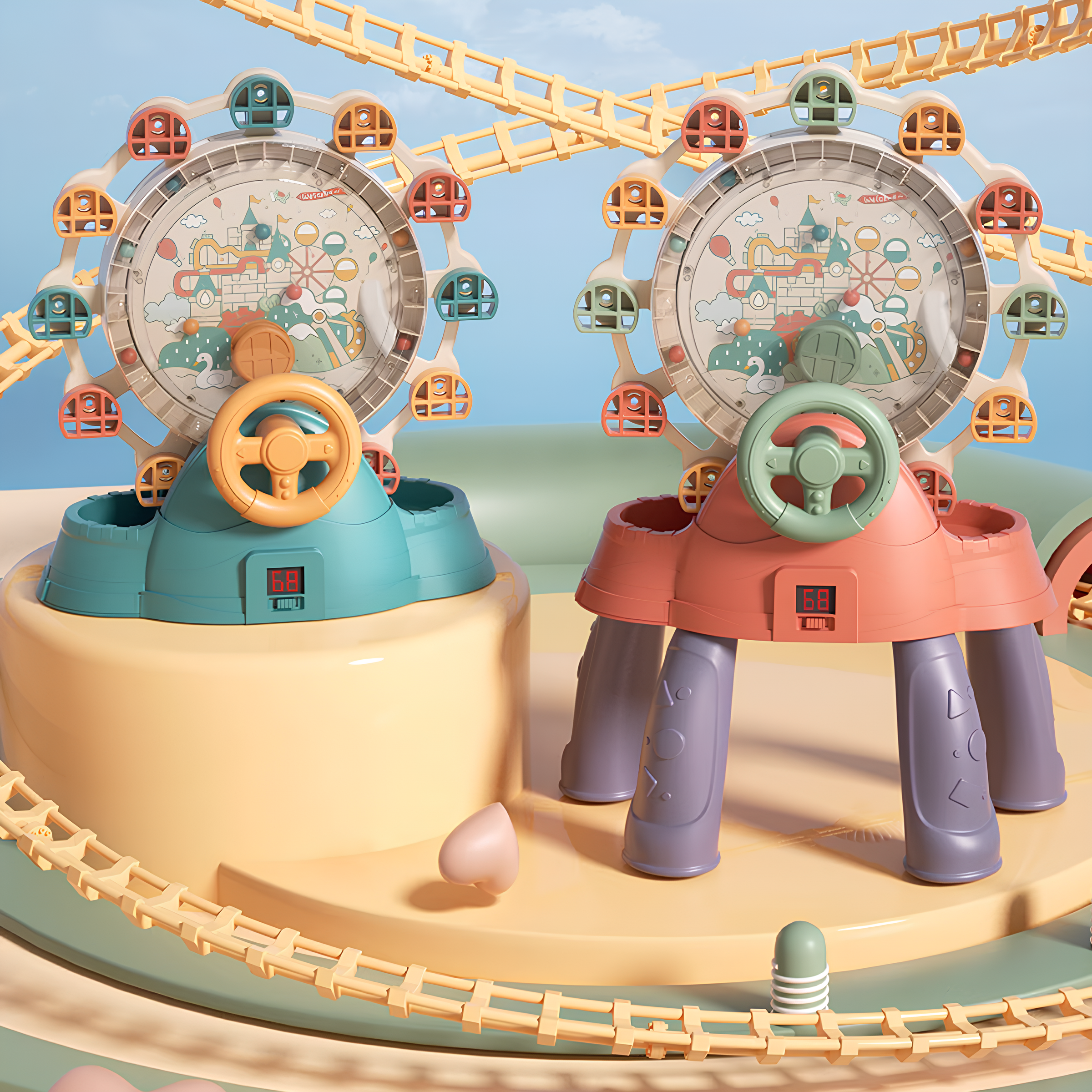 Dönme Dolap Top Yakalama Oyunu