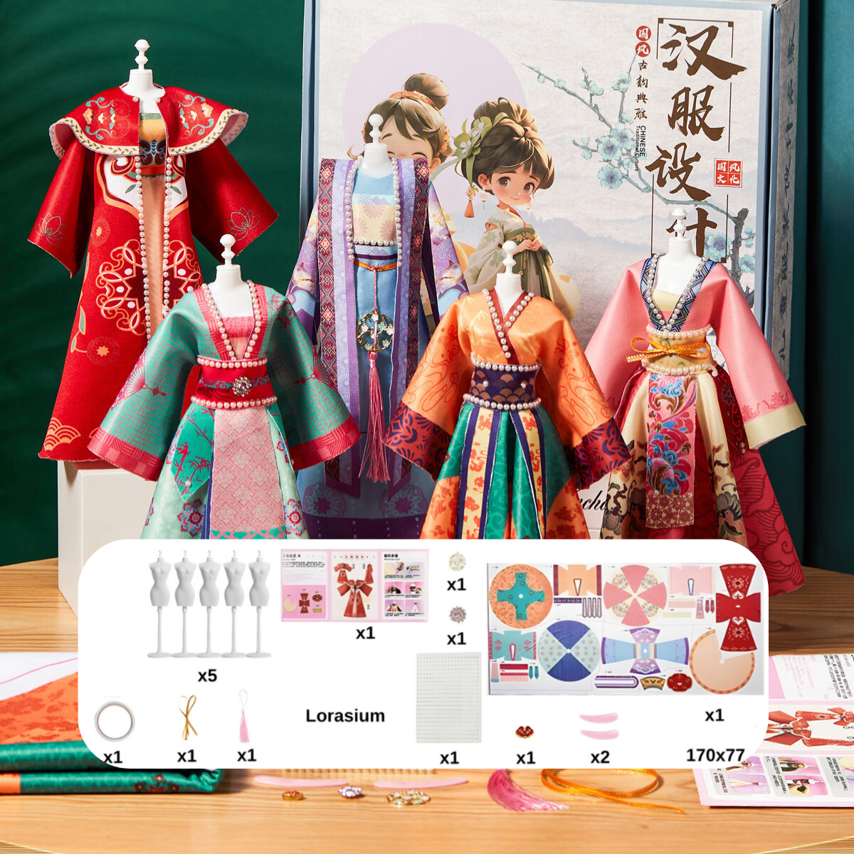 Kimono Moda Tasarım Seti