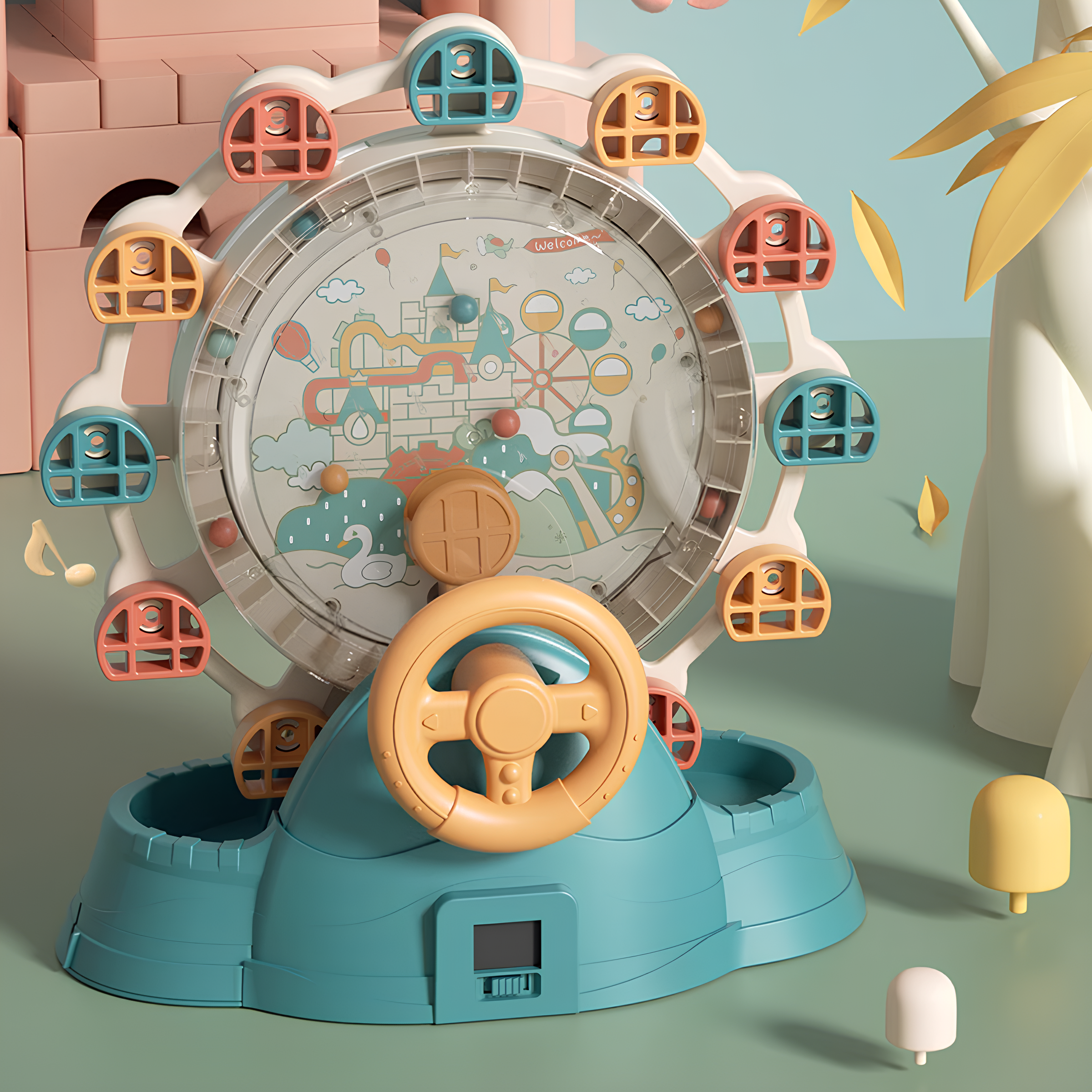 Dönme Dolap Top Yakalama Oyunu