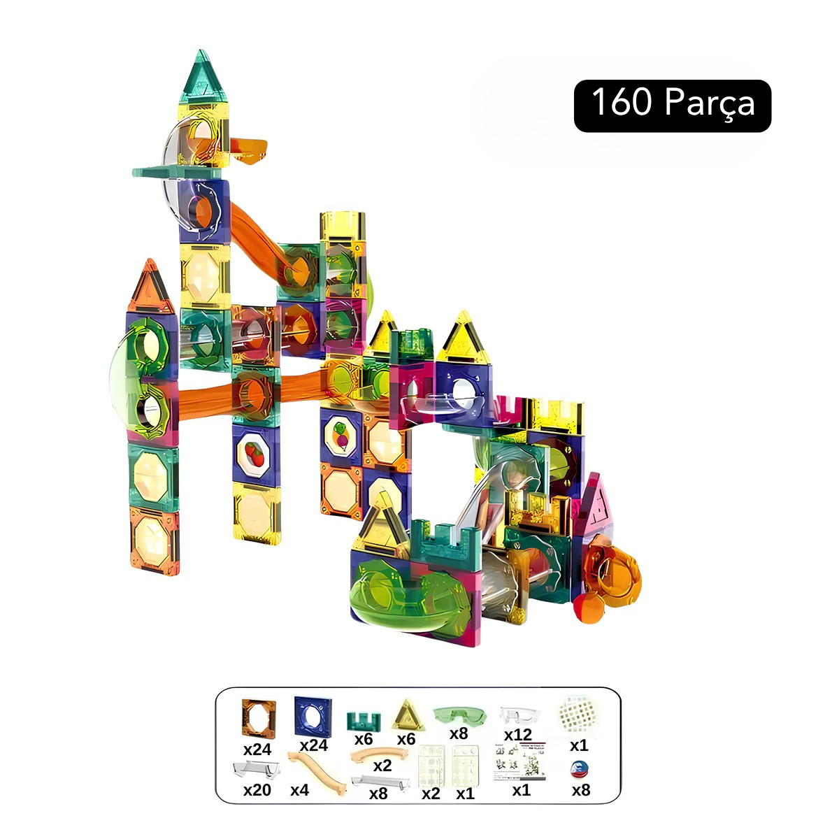 Manyetik Parçalı İnşa Seti