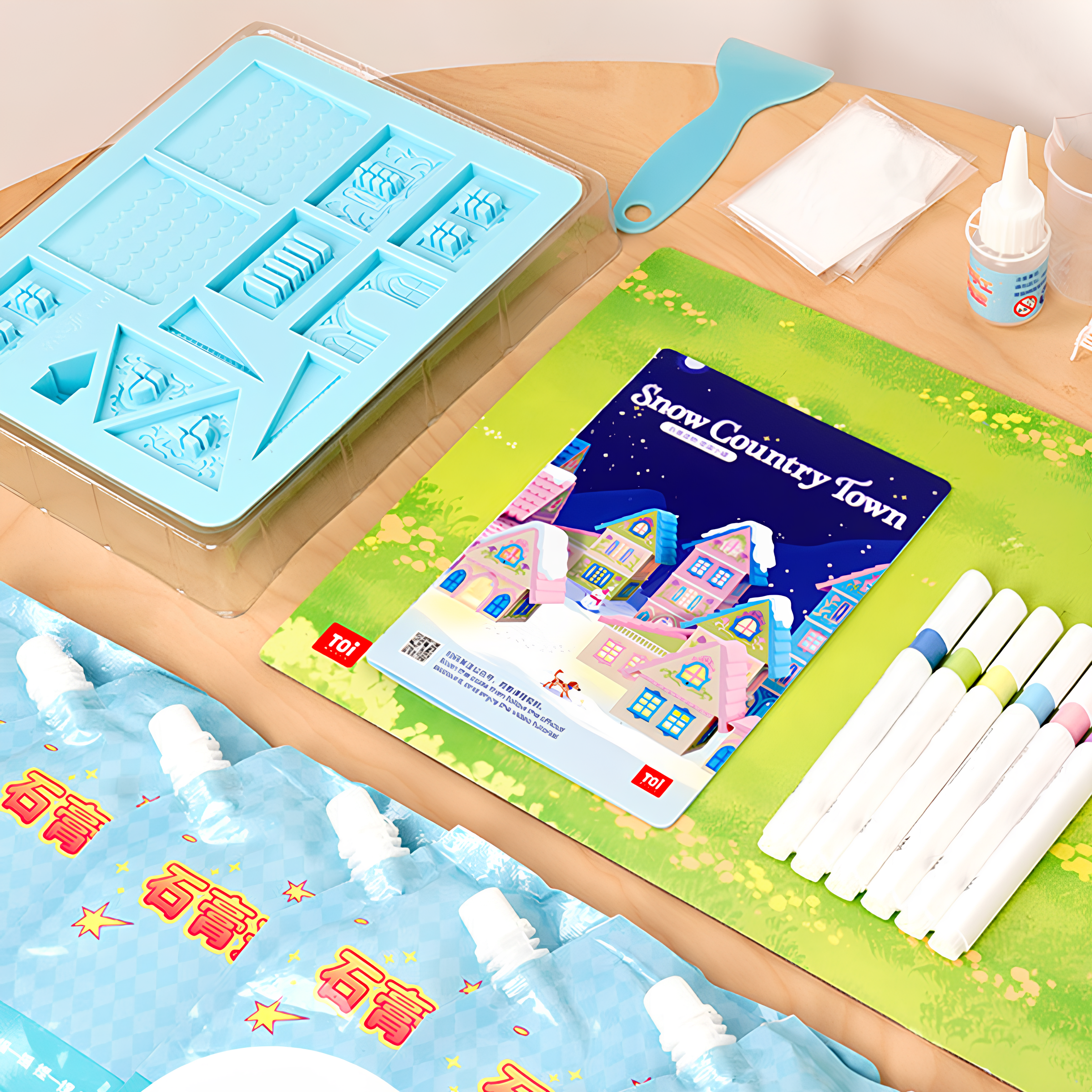 Karlar Ülkesi Kasabası Yapım Seti