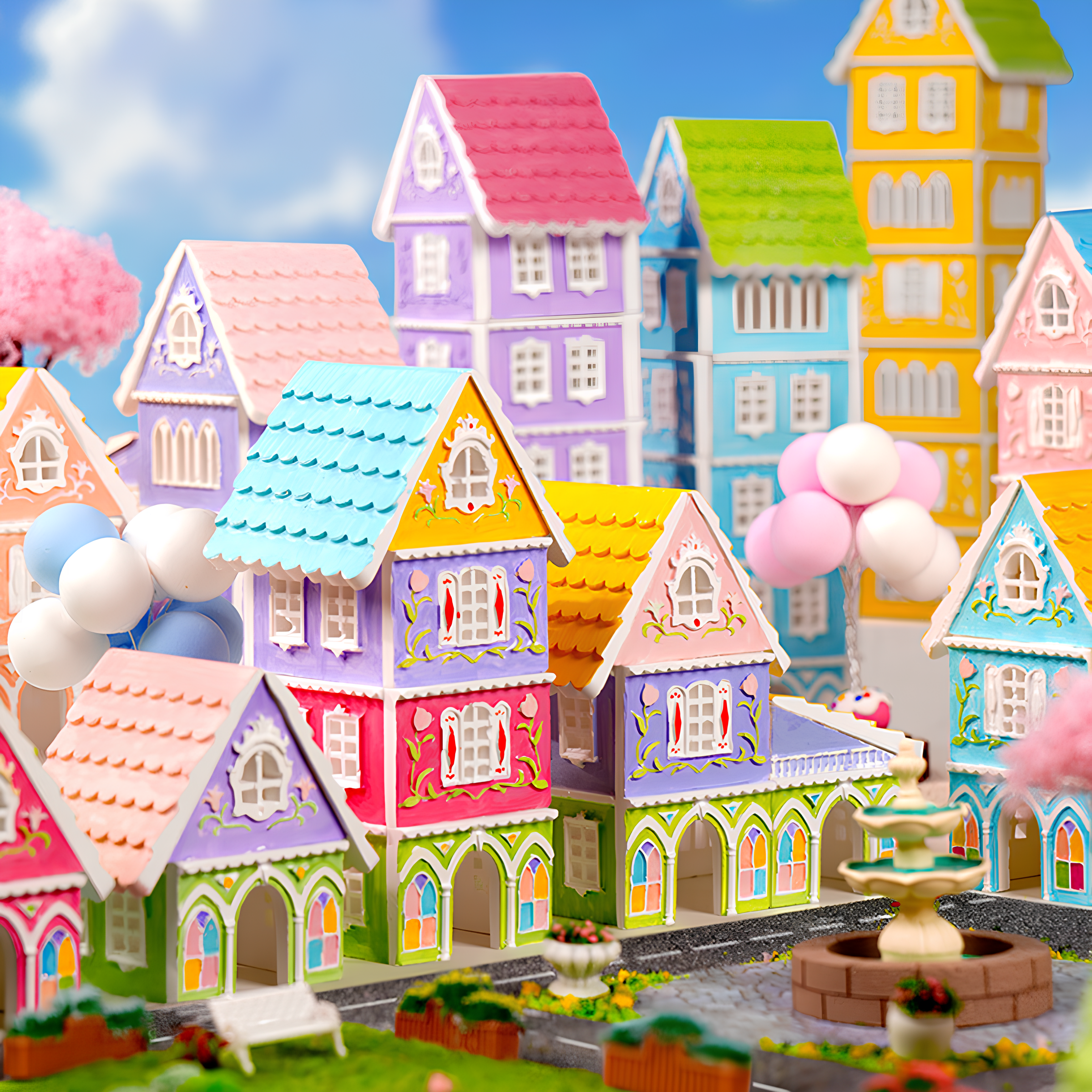 Karlar Ülkesi Kasabası Yapım Seti