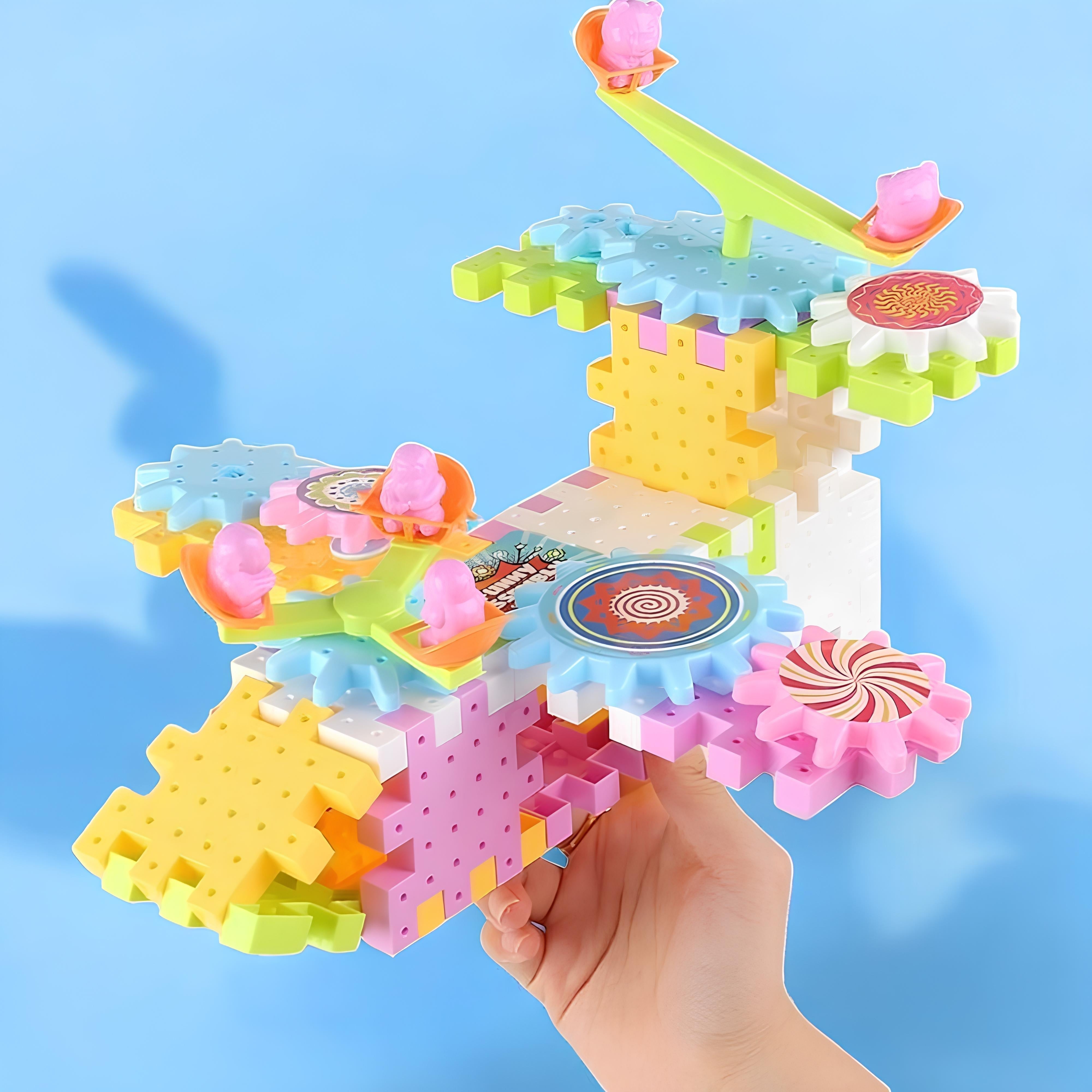 Renkli Çoklu Yapı Blokları Seti