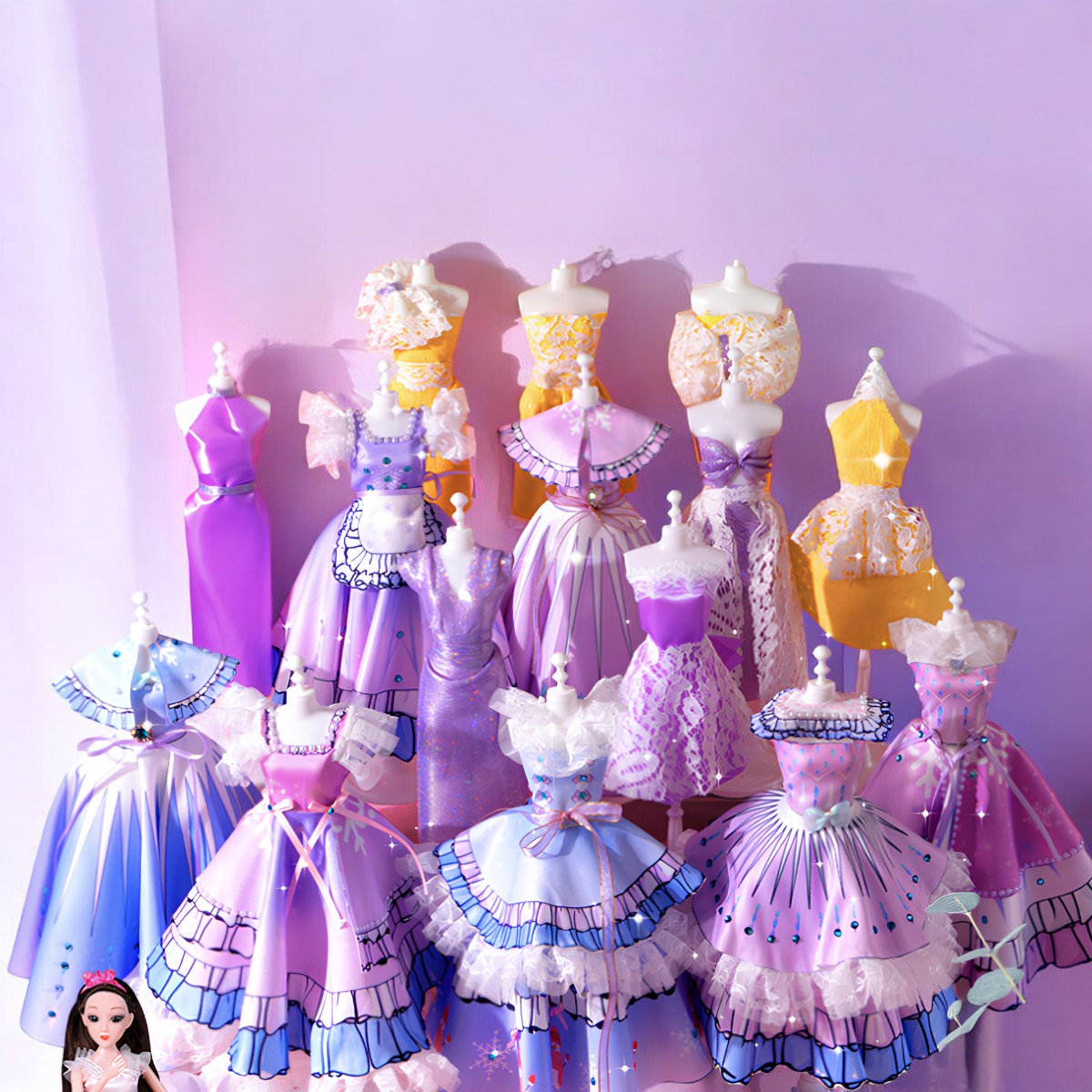 Prenses Aurora Moda Ve Tasarım Seti