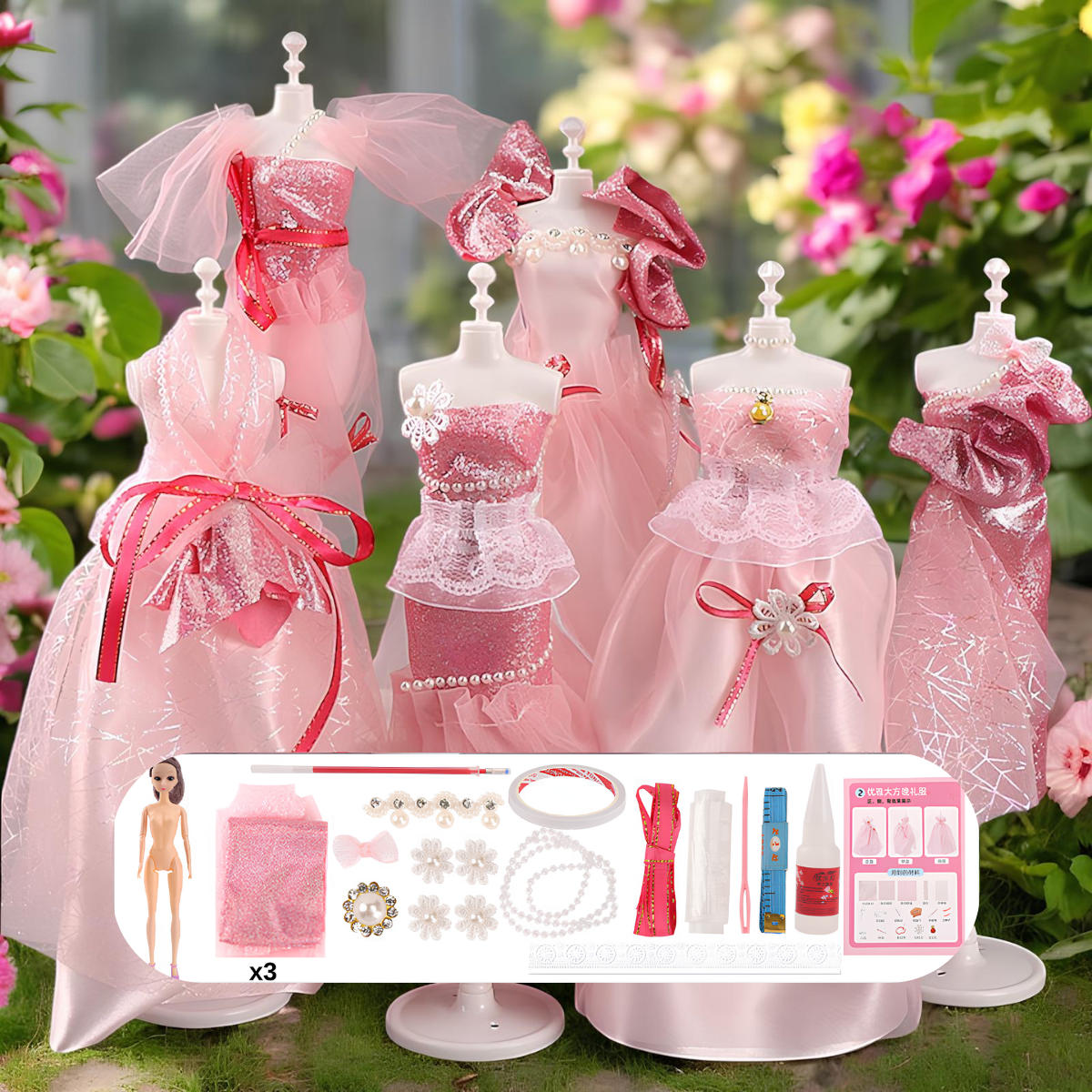 Glamour Prenses Moda Ve Tasarım Seti