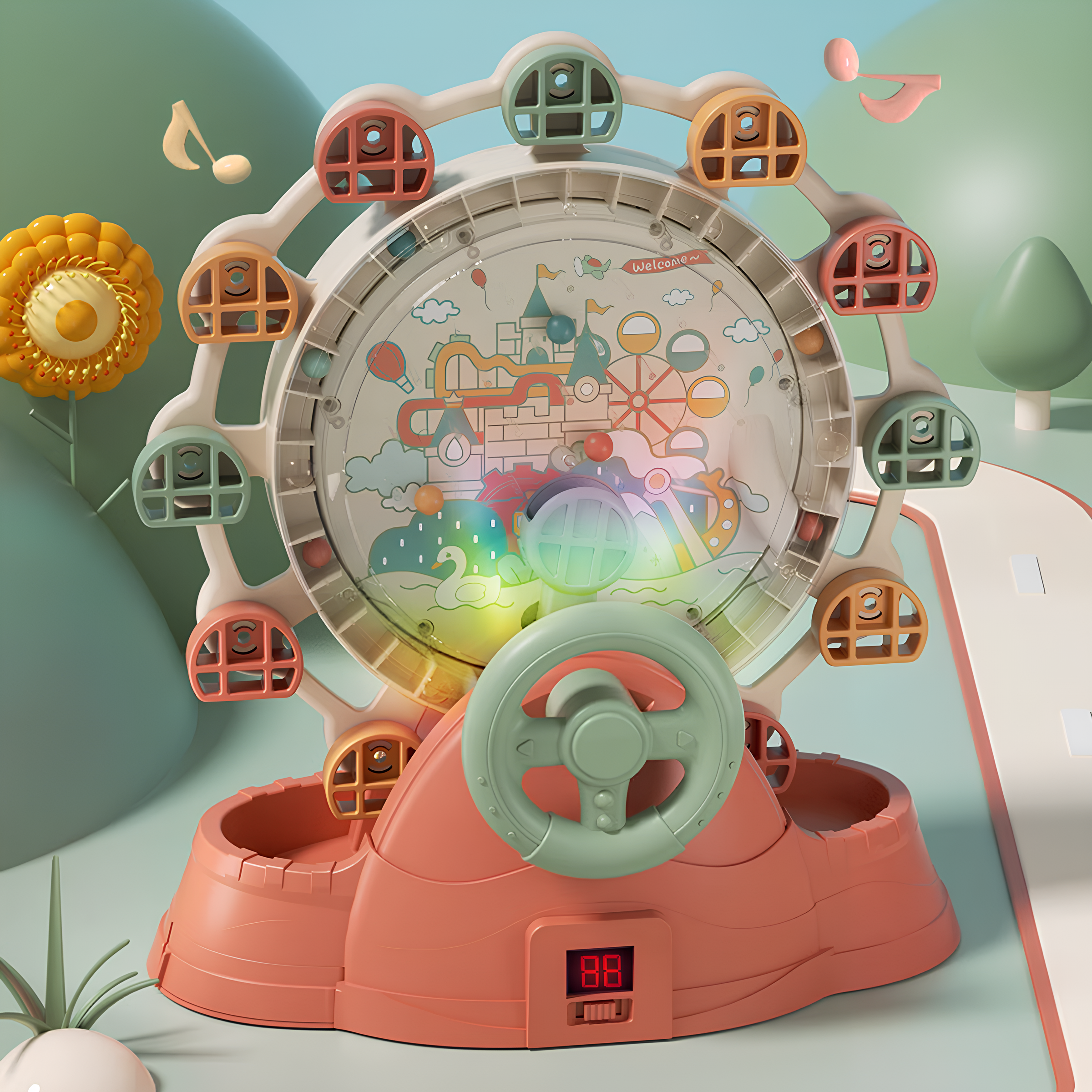 Dönme Dolap Top Yakalama Oyunu