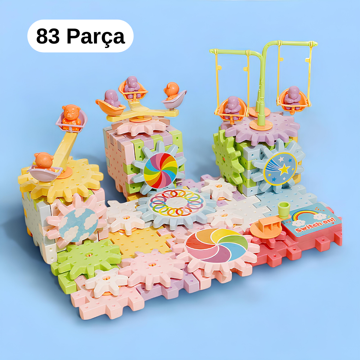 Renkli Çoklu Yapı Blokları Seti