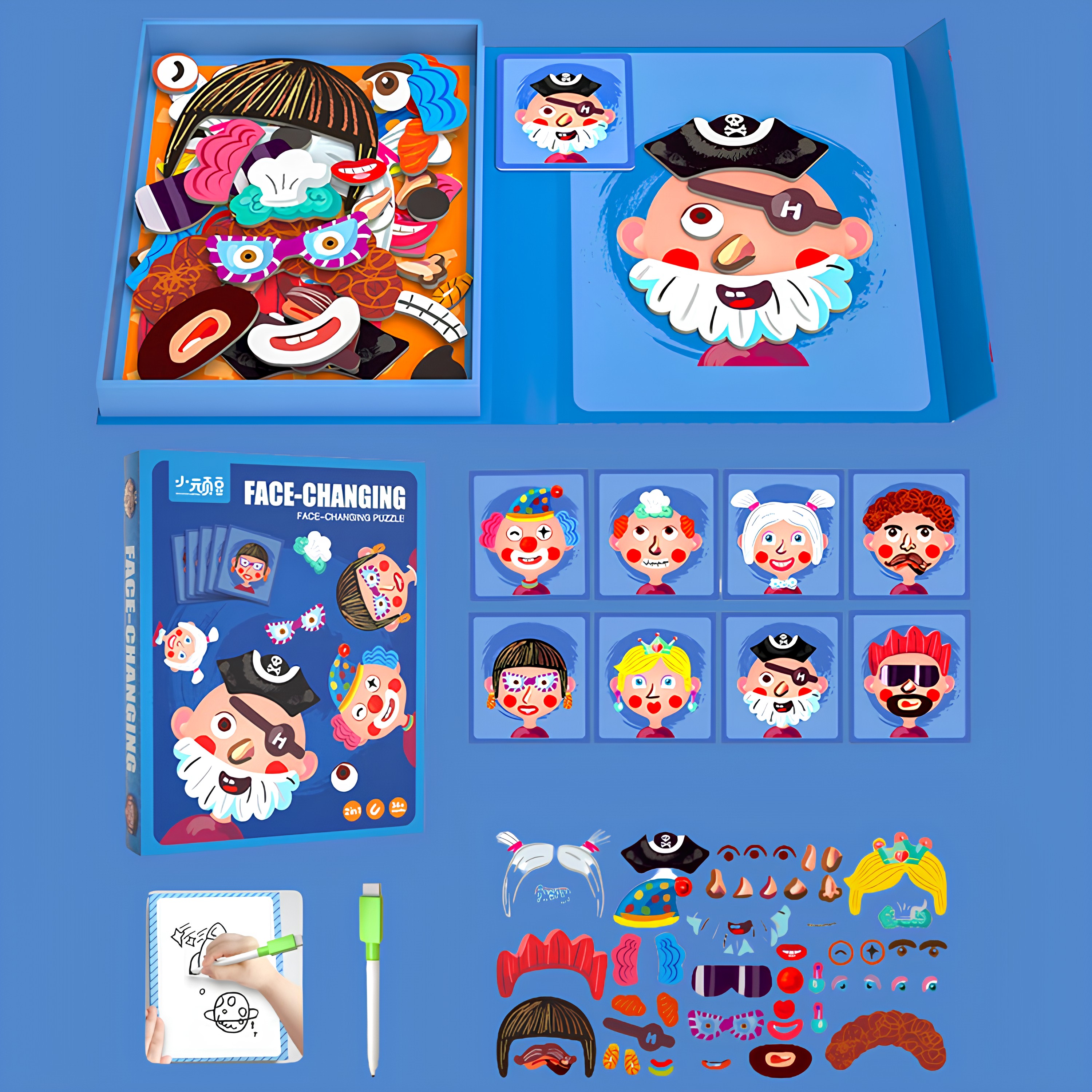 Mıknatıslı Yüz Yapbozu