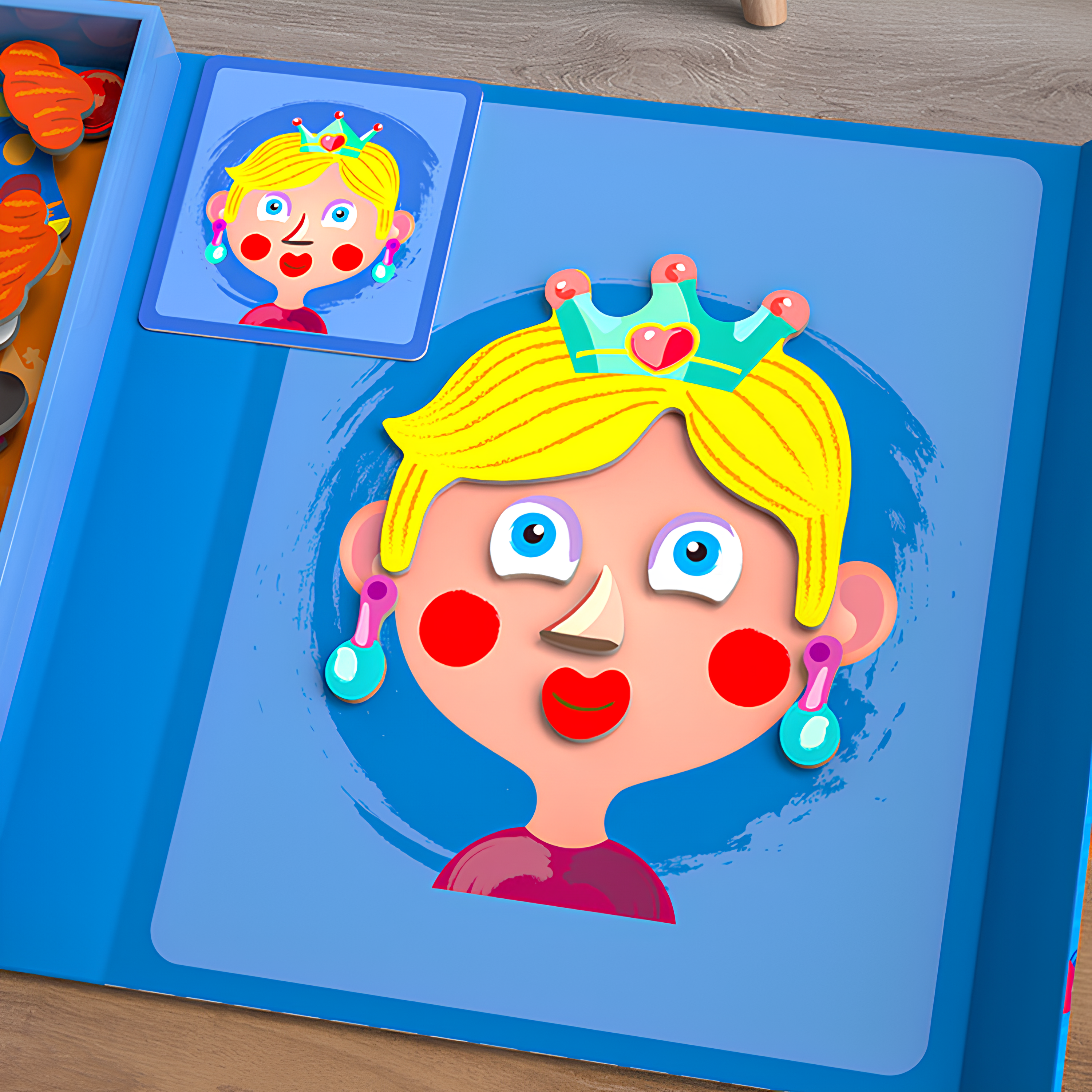 Mıknatıslı Yüz Yapbozu