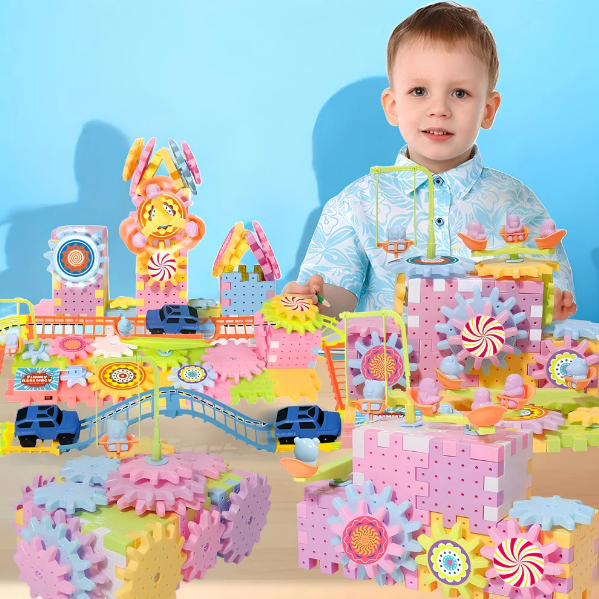 Renkli Çoklu Yapı Blokları Seti