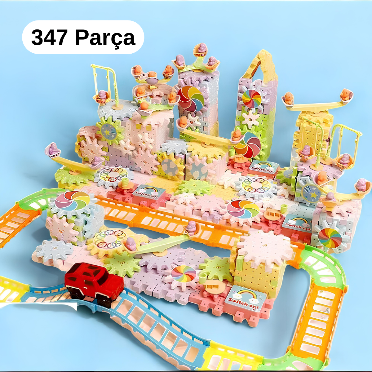 Renkli Çoklu Yapı Blokları Seti