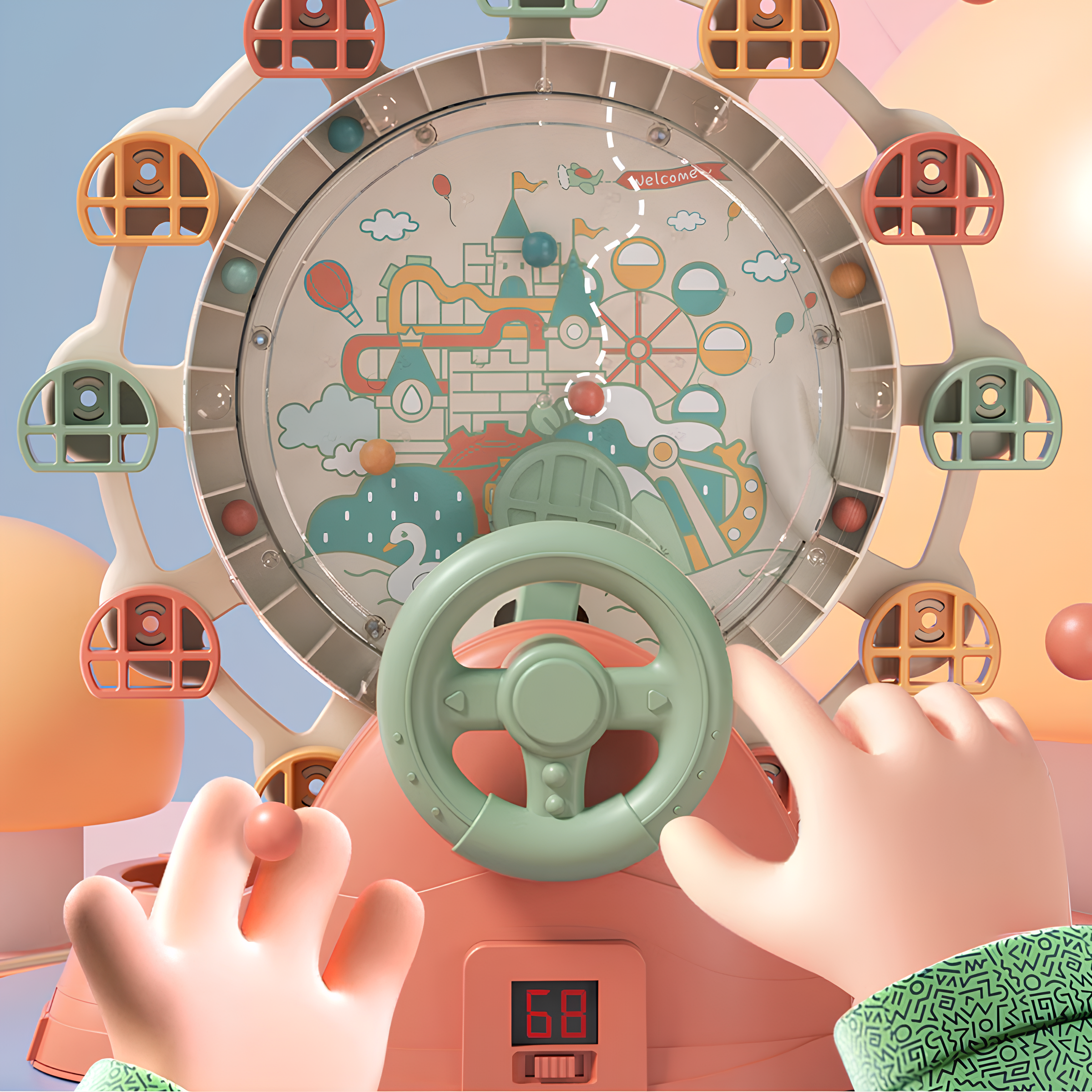 Dönme Dolap Top Yakalama Oyunu