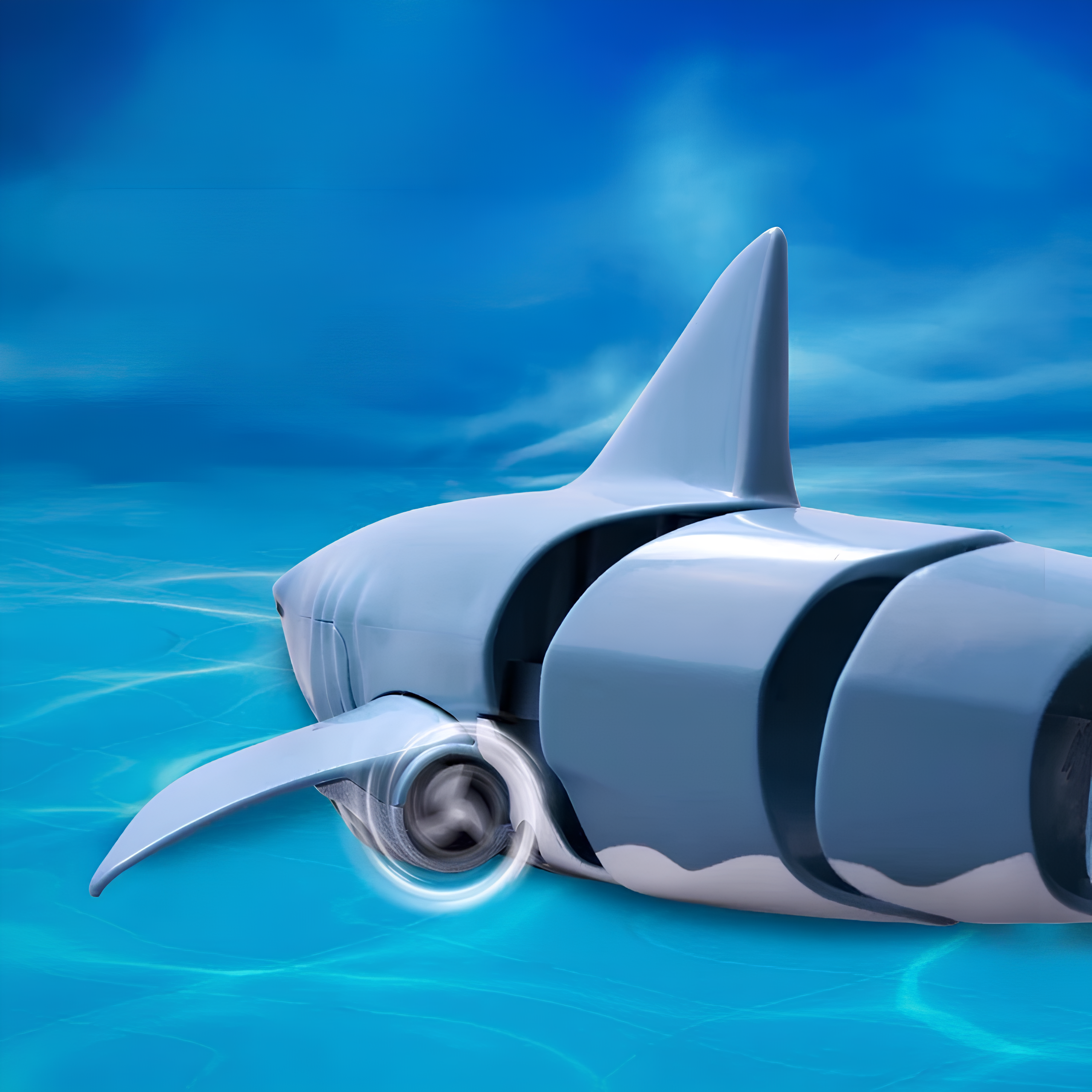 Uzaktan Kumandalı Suda Yüzen Köpek Balığı