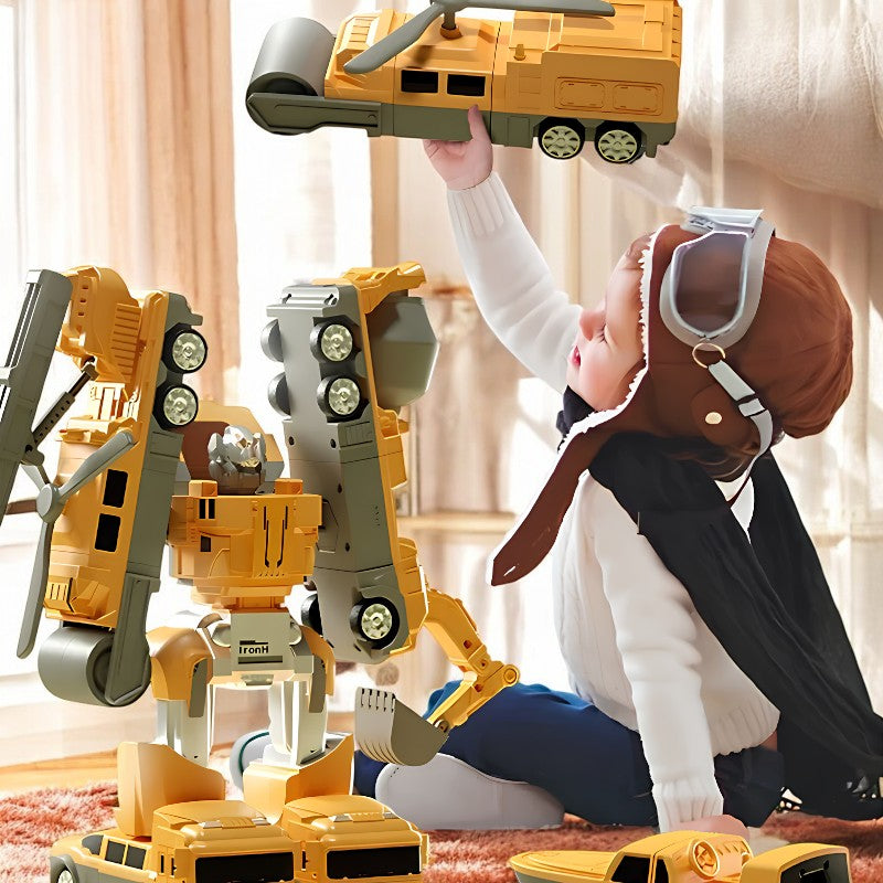 Manyetik Parçalı Robot Seti