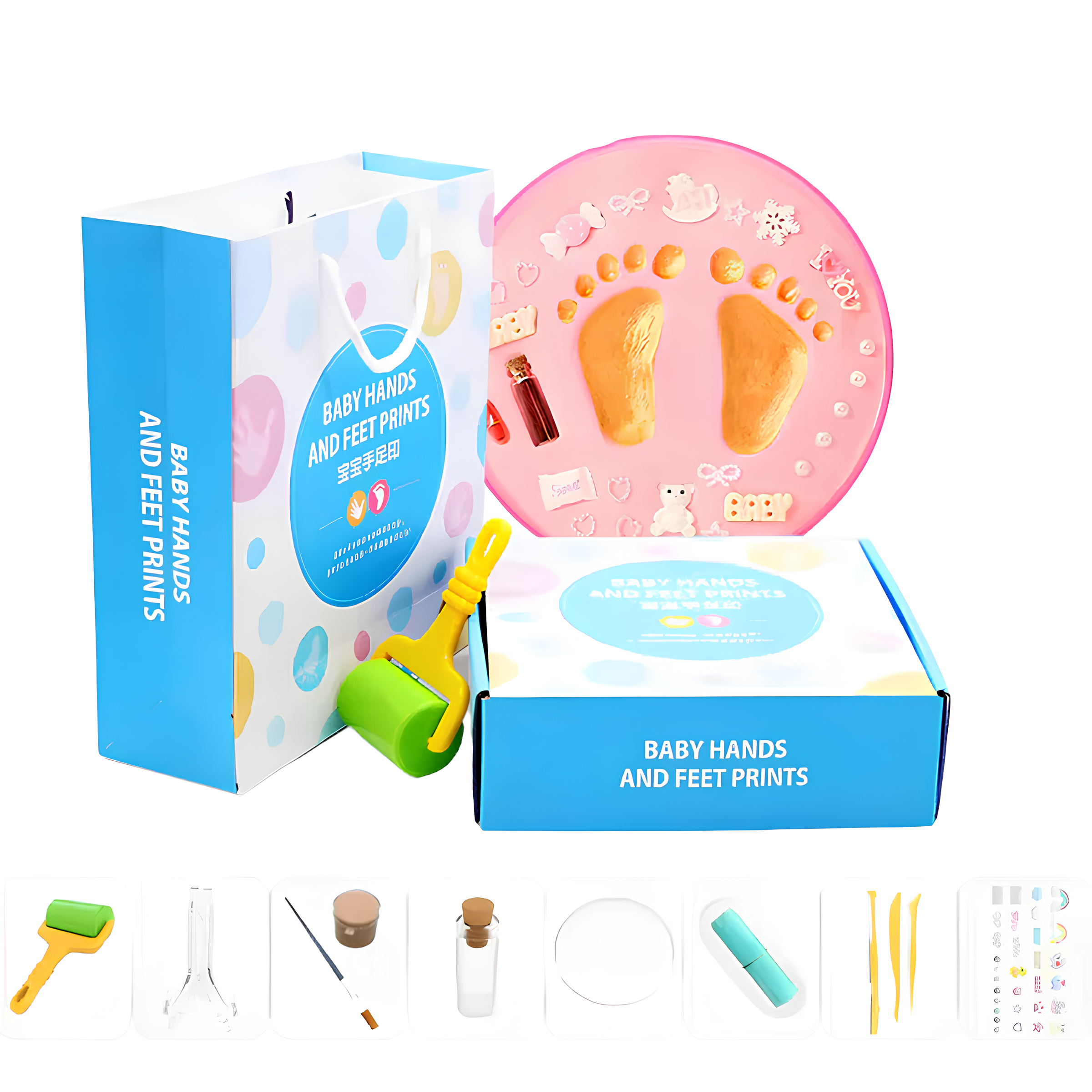 Bebek Ayak Ve El İzi Çıkarma Seti