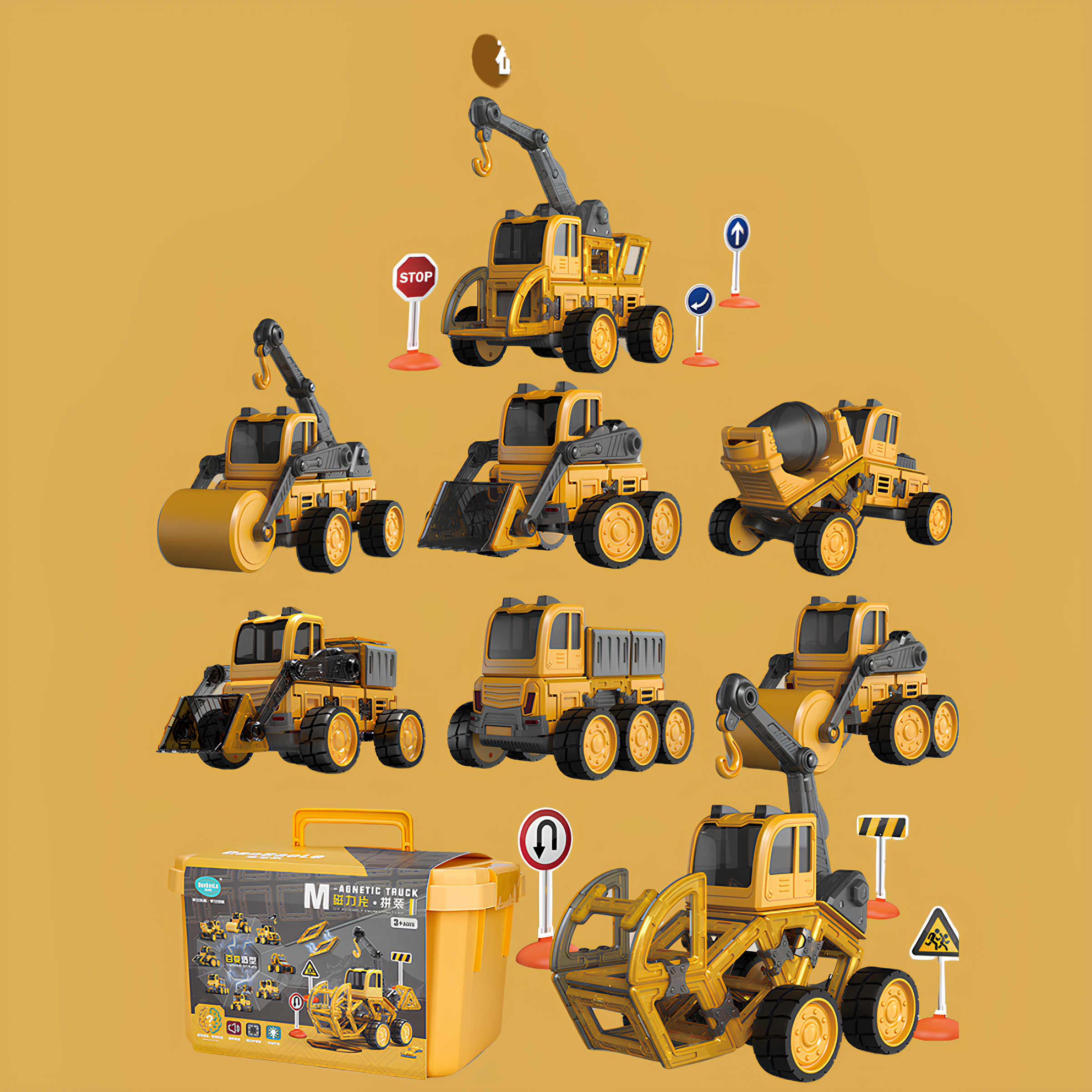 Manyetik Parçalı Traktör