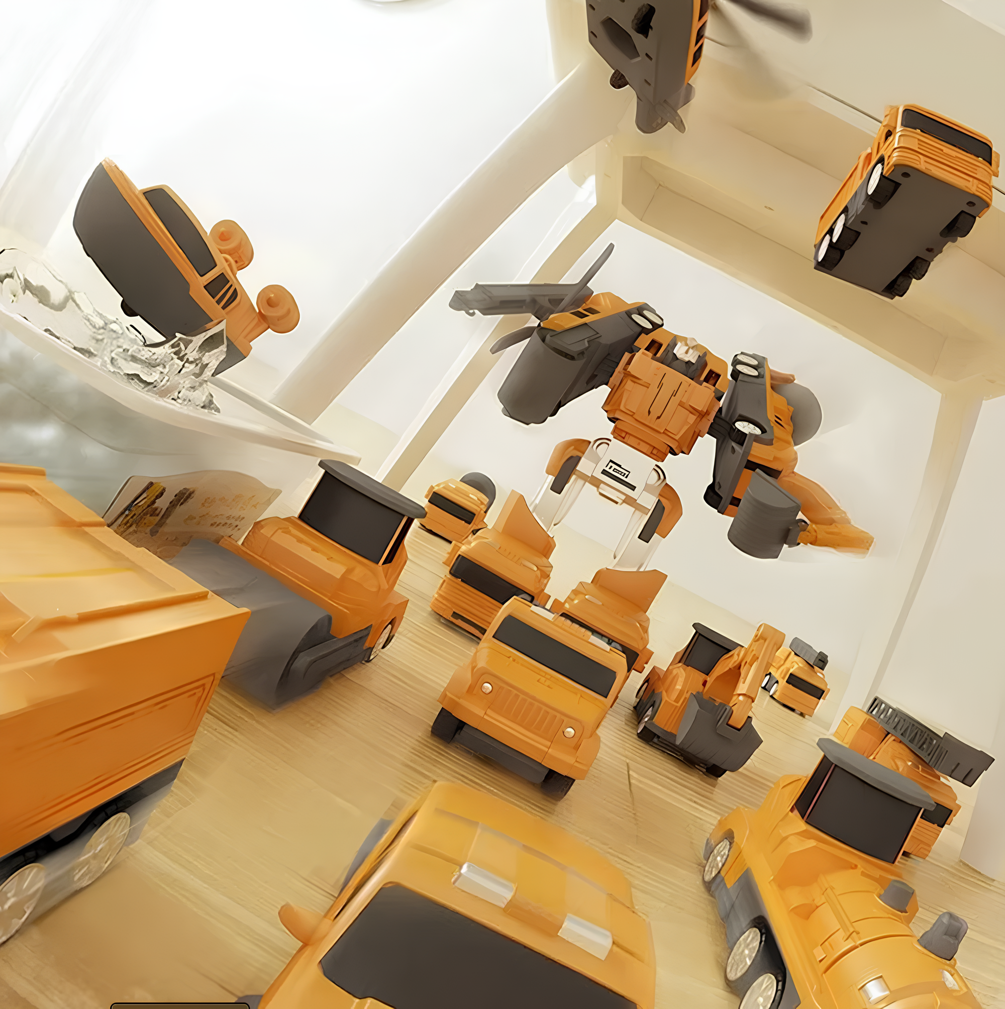 Manyetik Parçalı Robot Seti